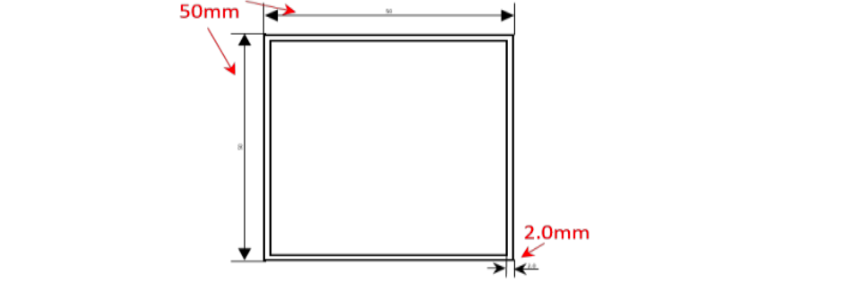 Aluminium Square Hollow