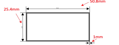 Aluminium Rectangle Hollow