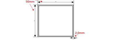 Aluminium Square Hollow