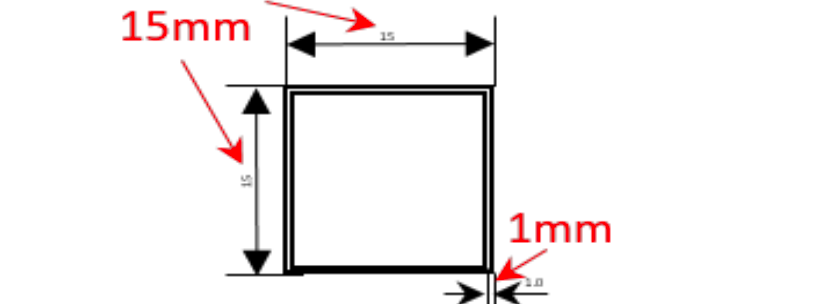 Aluminium Square Hollow